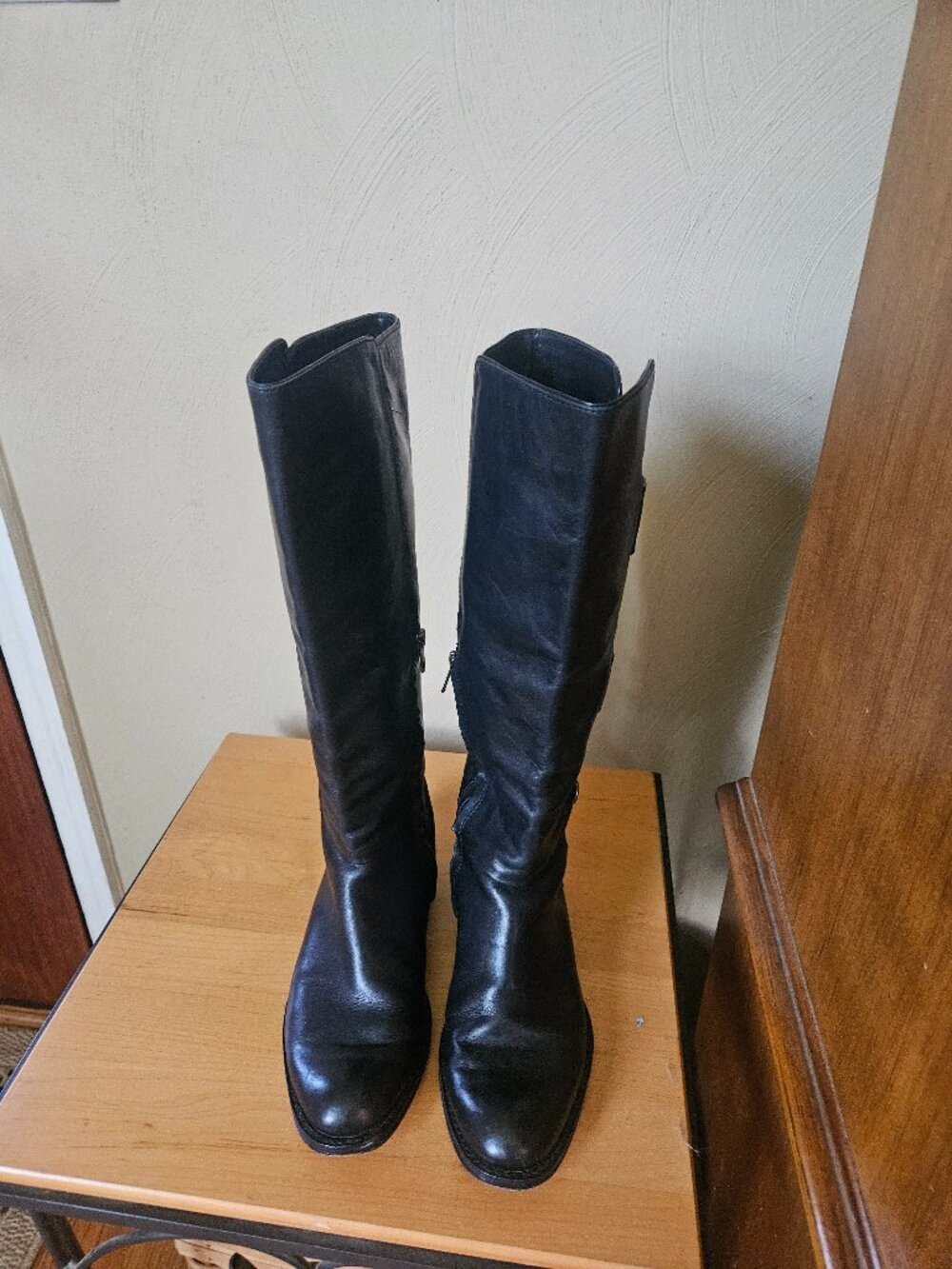 Coach Signature Black Tall boots Sz 6 5